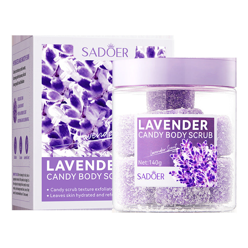 Candy Facial Scrub Moisturizing Gel - Lavender, Rose, Avocado 140g