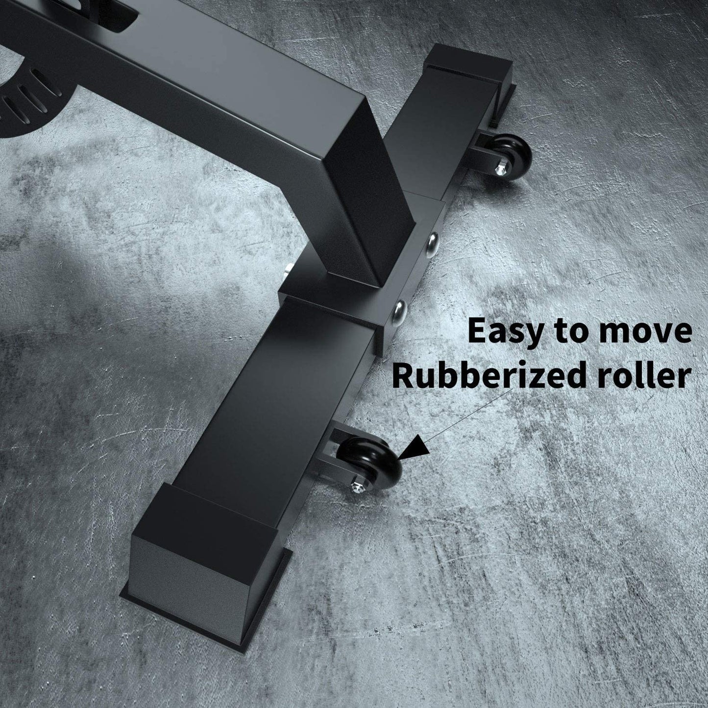 Adjustable Weight Bench for Full Body Workout - Black