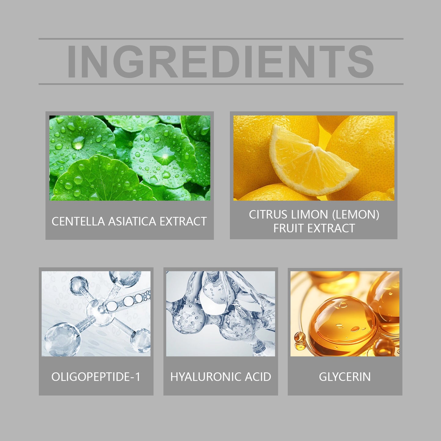 Firming Facial Moisturizing Cream with Lemon Extract & Oligopeptide-1