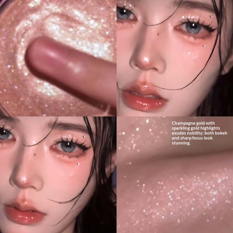 Highlight Cream with Pearlescent Shimmer - Dazzling Light & Shadow Effect