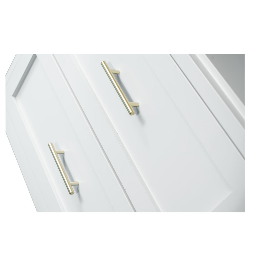 71-Inch Tall Metal Wardrobe Cabinet with 2 Drawers & Hanging Rod - White