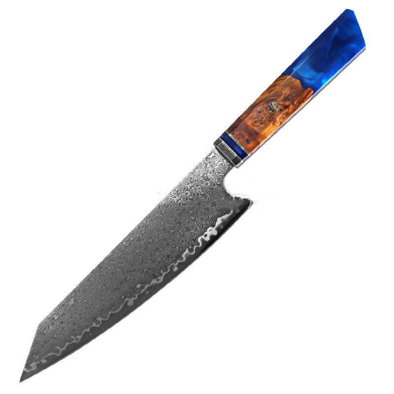 Chef's Knife for Japanese Cuisine - Damascus Steel, 34.7cm