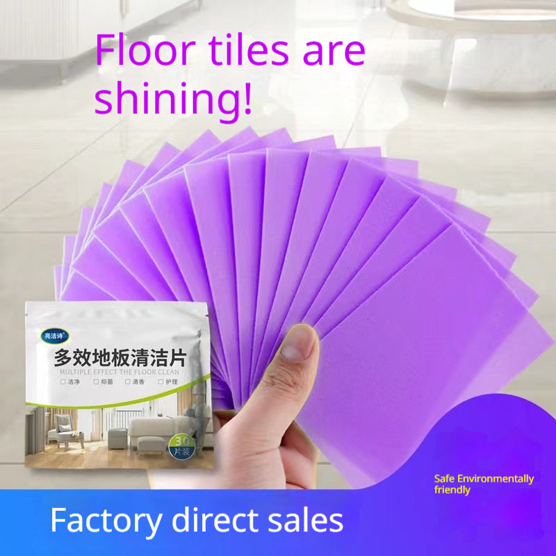 Multi-Effect Floor Cleaning Tablets - Dirt Removal & Fragrance, 30 Pack
