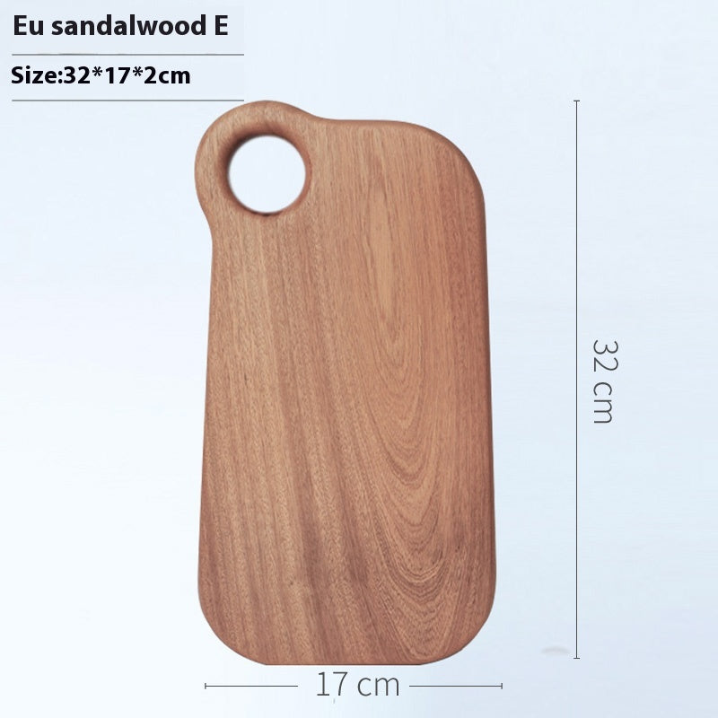 Wooden Vegetable Cutting Board with Handle - Kitchen Food Prep Board