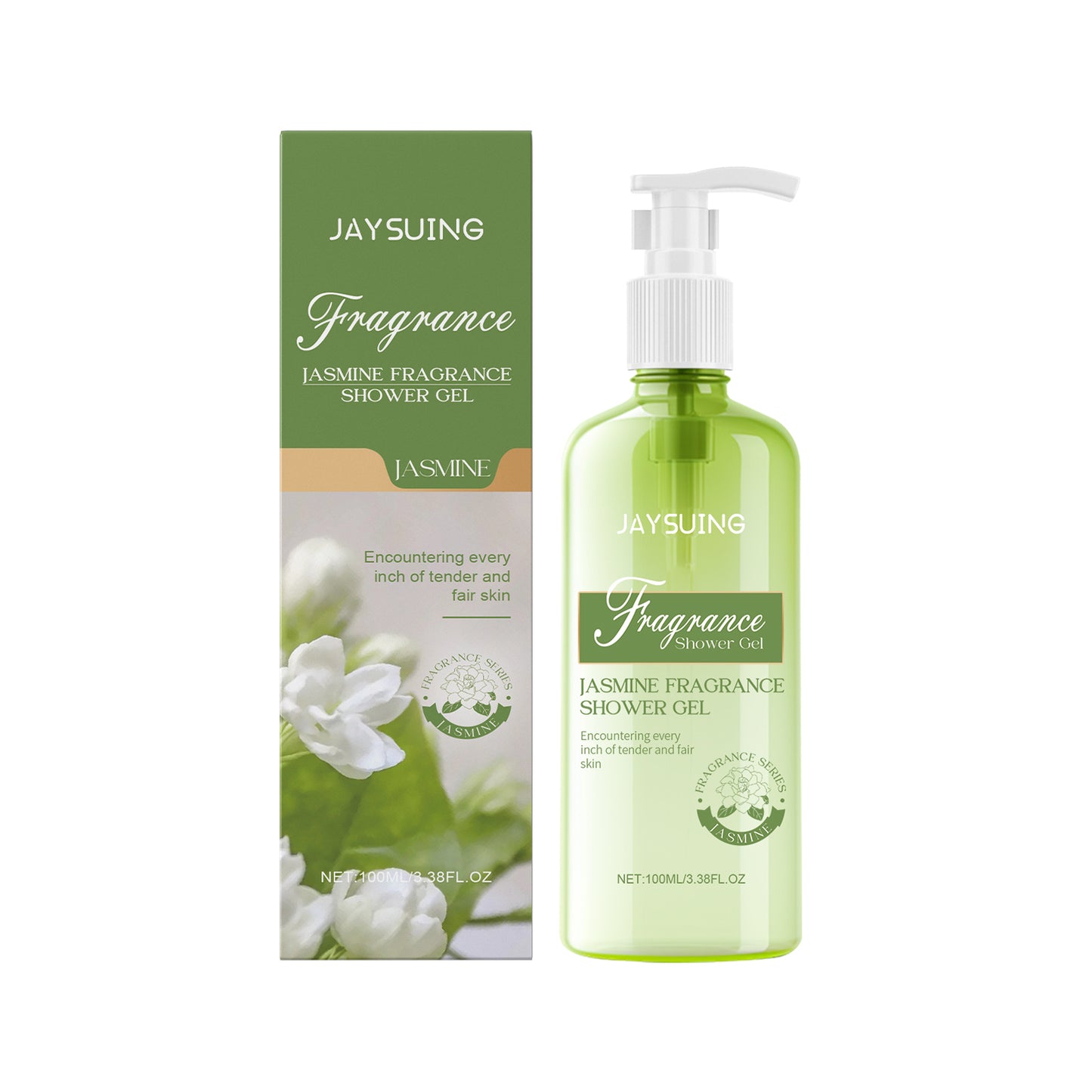 Jasmine Scented Body Wash - 100ml Moisturizing Shower Gel for Daily Cleansing