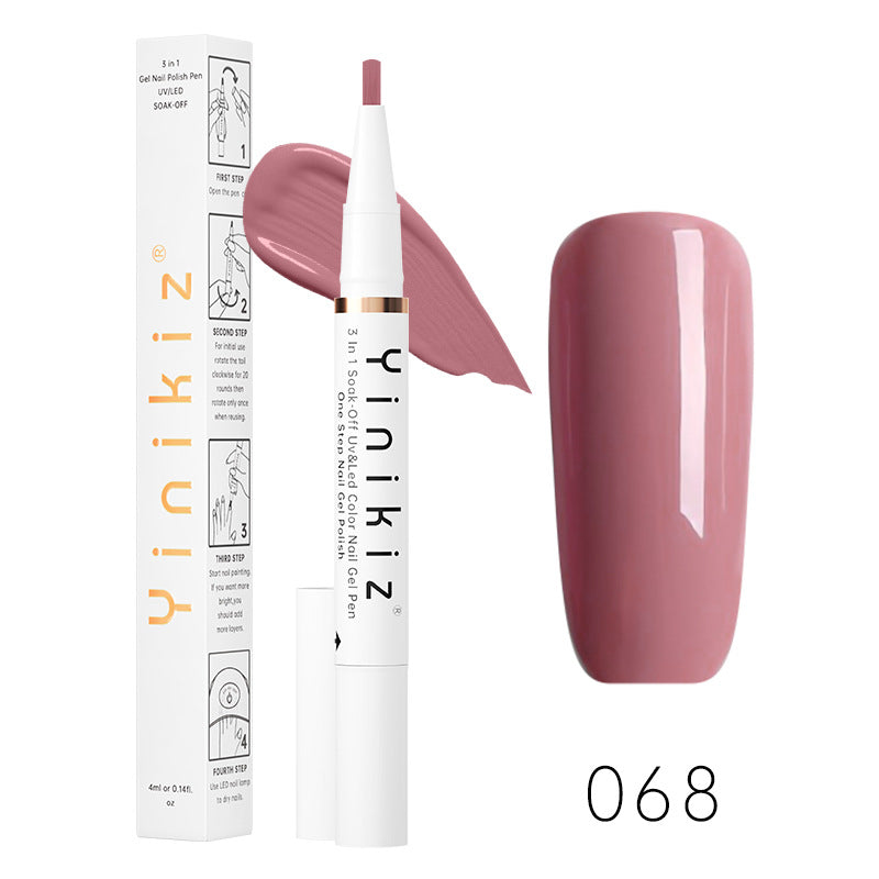 One-Step UV Nail Polish Pen - Fast, Convenient Manicure Gel, 4ml