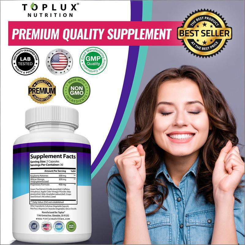 Ketogenic Capsules with Turmeric & Caffeine - 60 Count
