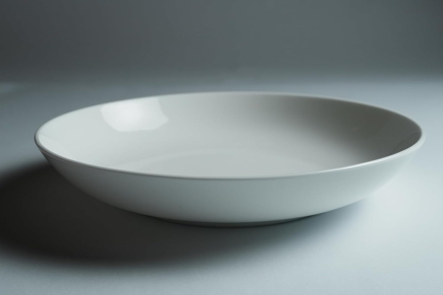 Bone China Dinnerware Set - 4-Piece 8-Inch Pasta Plates