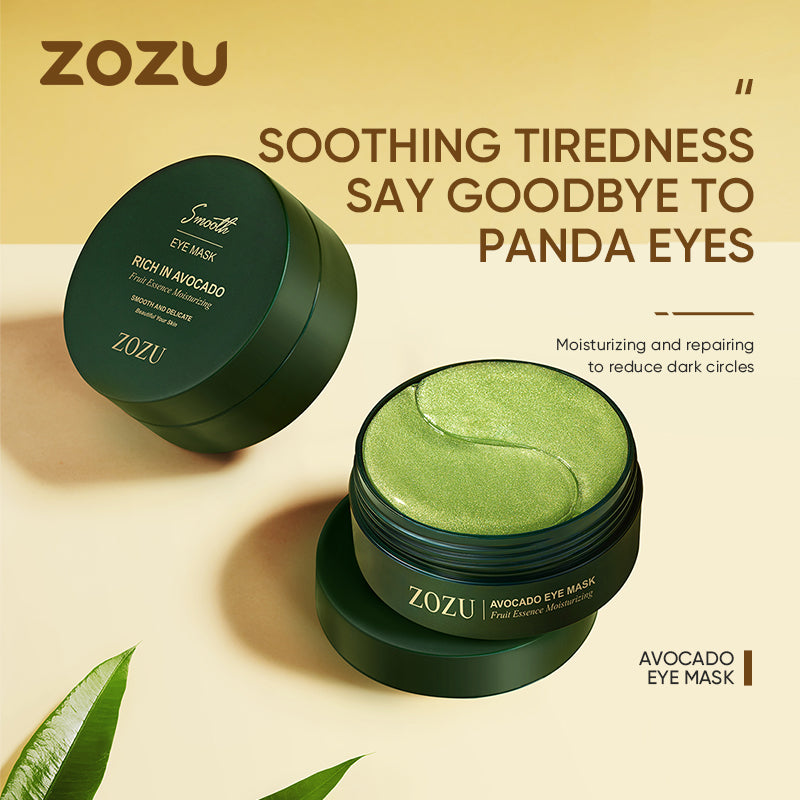 Moisturizing Eye Mask Patches - 60 Pairs, Avocado Hydrating Under Eye Masks