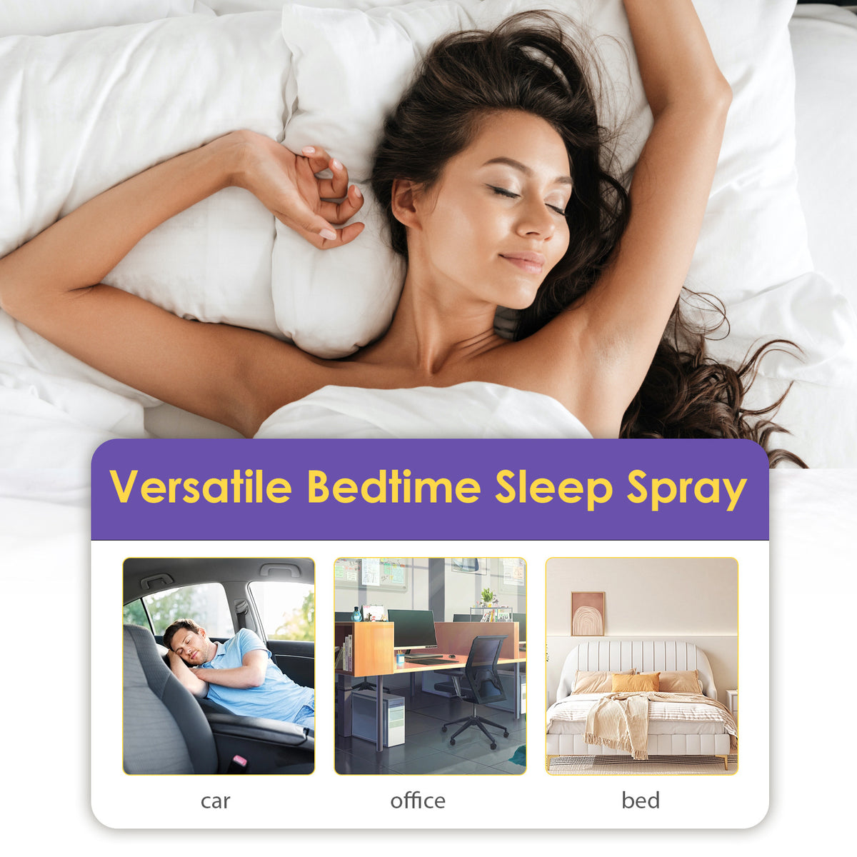 Relieve Body Fatigue Care Sleep Lavender Spray