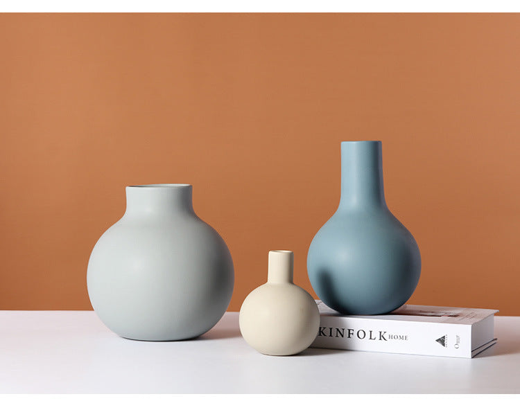 Modern Ceramic Vase Decoration for Living Room - Multiple Sizes