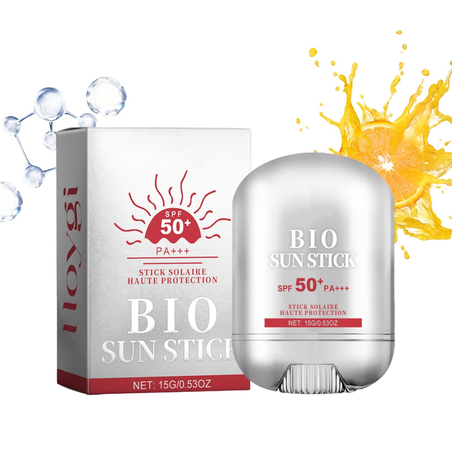 SPF 50+ Bio Sunscreen Stick - Waterproof Face & Body Sun Protection