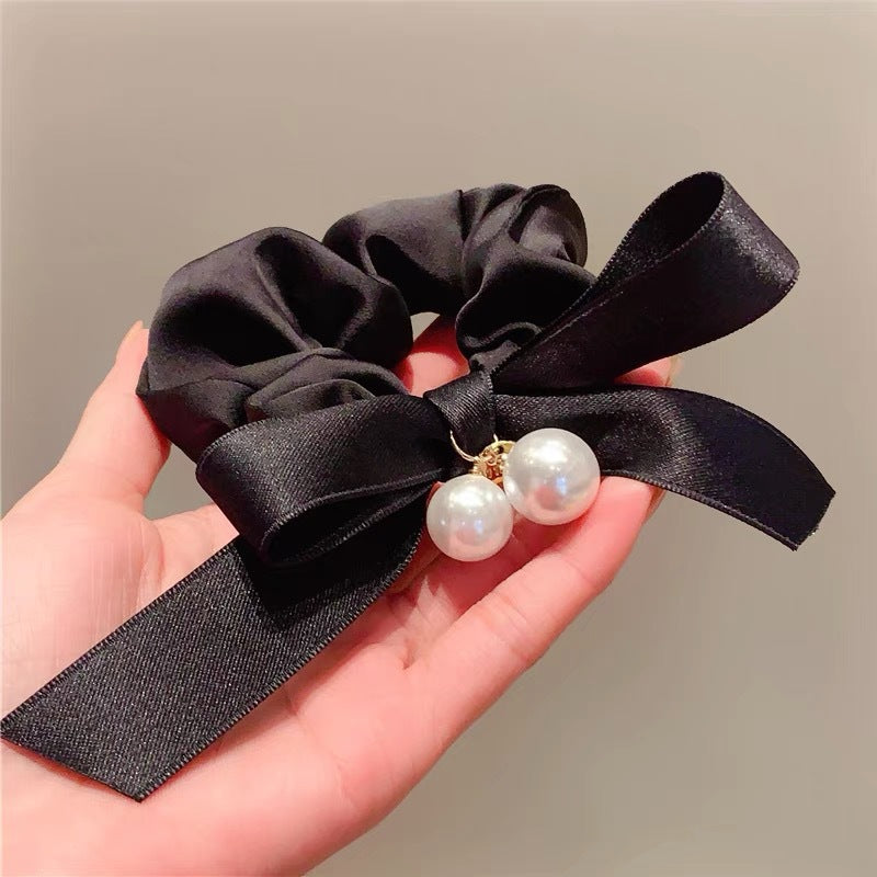 Summer Sweet Lace Scrunchie Hair Tie - Elegant Floral Hair Accessory