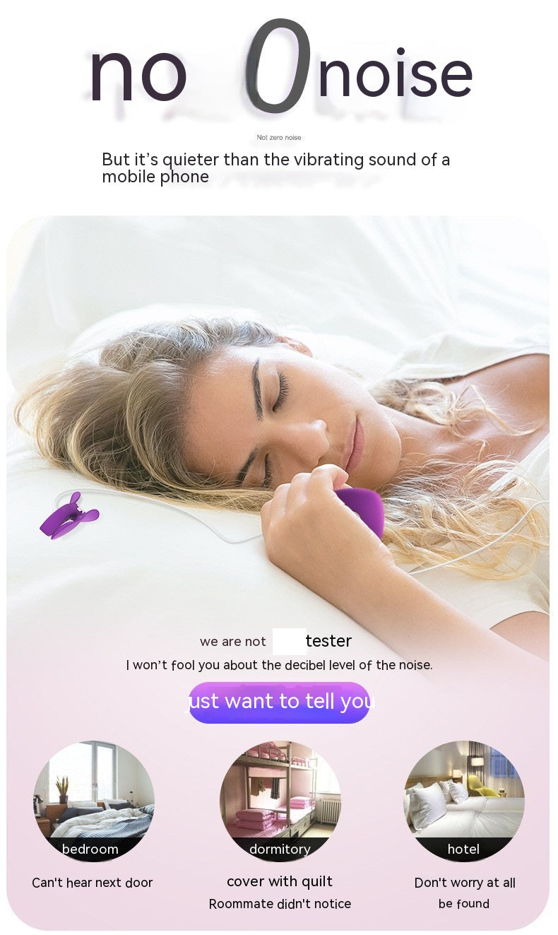 Purple Nipple Clamp for Sensual Pleasure Adult Wellness Device