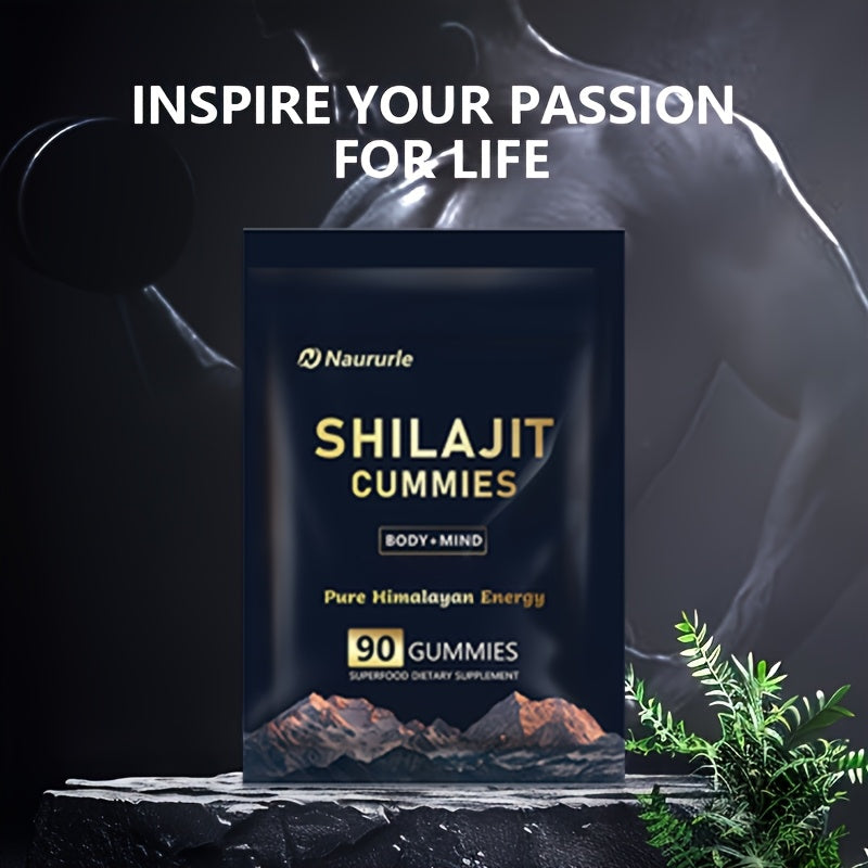 Himalayan Shilajit Gummies - 90 Count Energy & Wellness Supplement