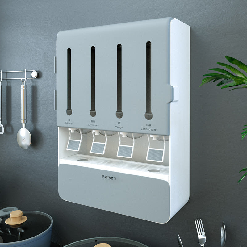 Multifunctional Wall Storage Seasoning Box - Modern Minimalist