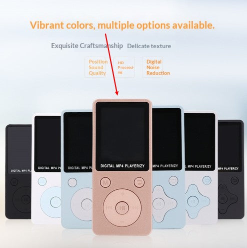 Ultra-Thin MP4 Player with 1.8-inch Screen, FM Radio & Voice Recording