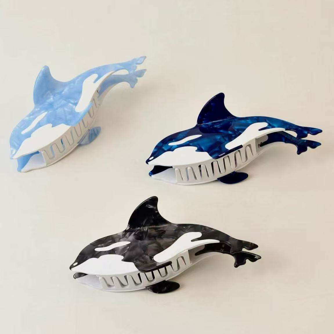 Tiger Shark Hairpin Ponytail Clip for Women