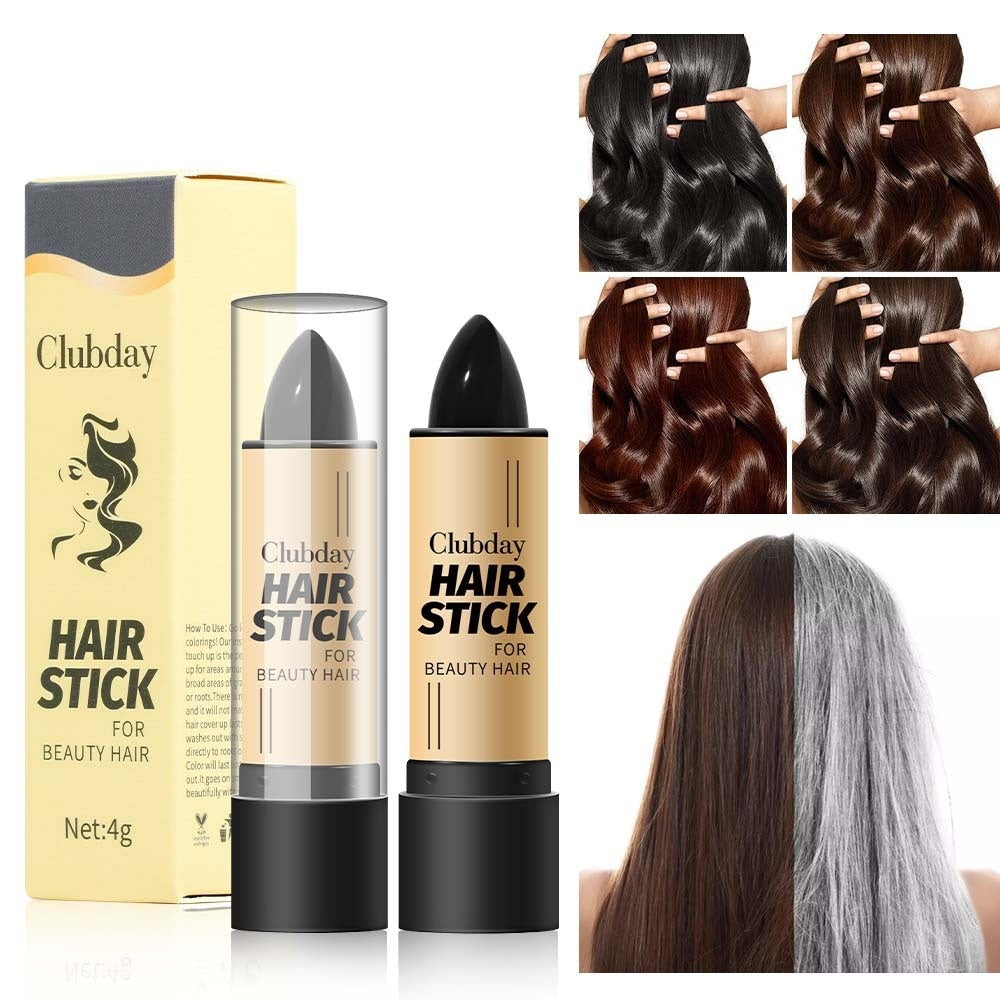 Disposable Hair Color Cream for Gray Hair - Hair Dye, No Damage, Lipstick Style