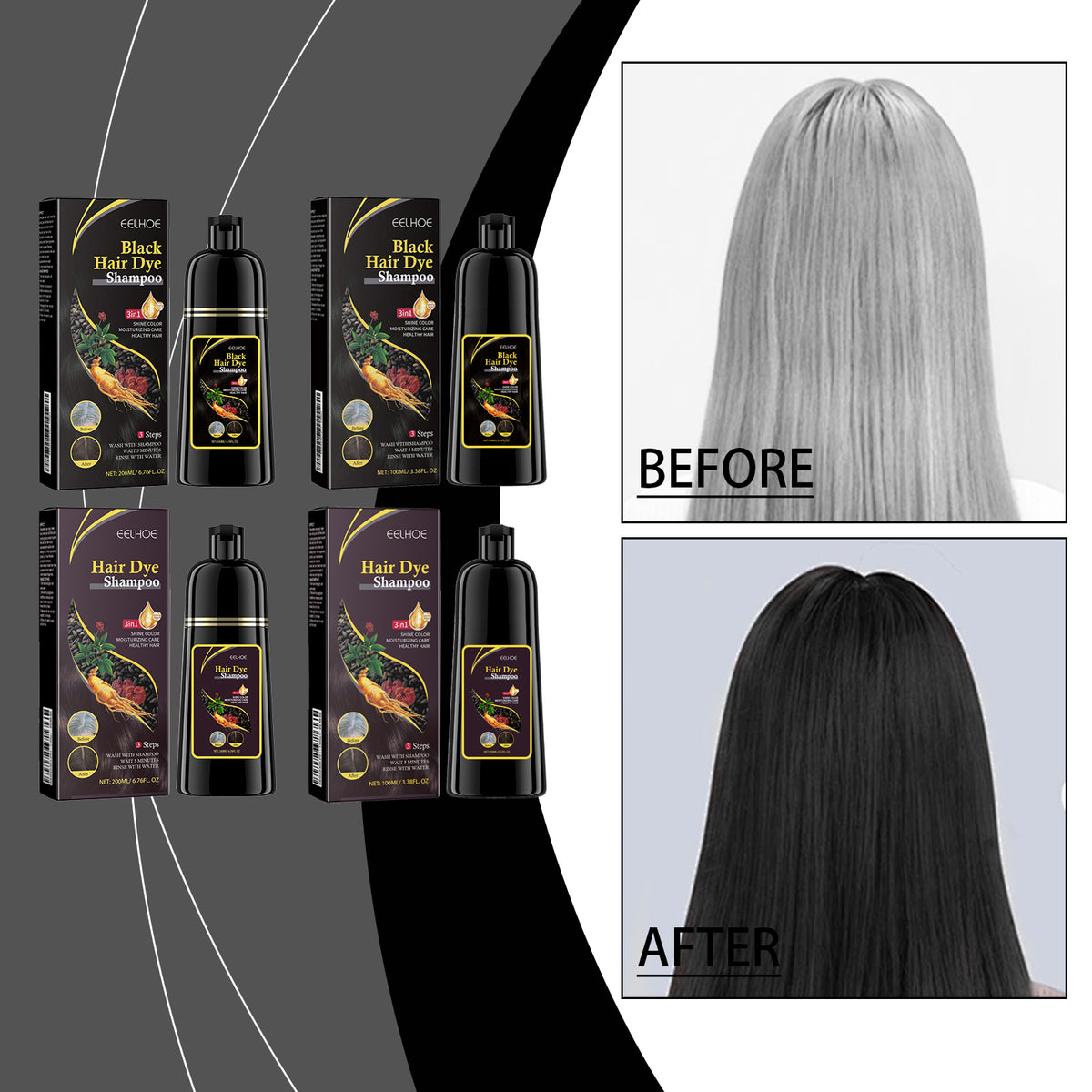 Black Hair Shampoo 100ml