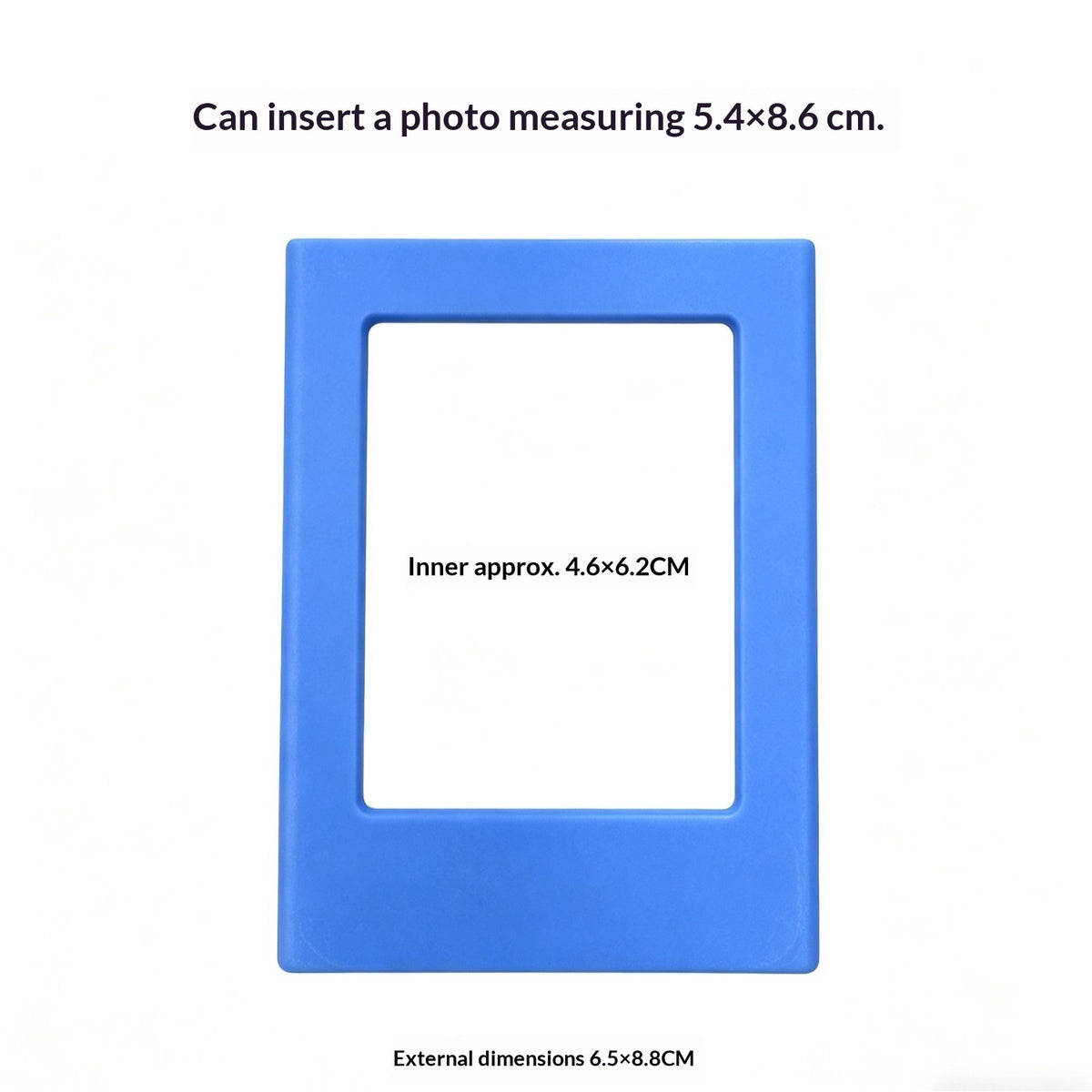 Magnetic DIY Transparent Photo Frame 3-inch for Home & Office Decor