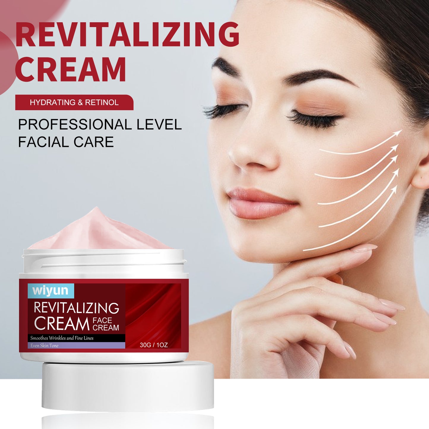 Retinol Anti-Wrinkle Face Cream - Moisturizing Firming & Brightening