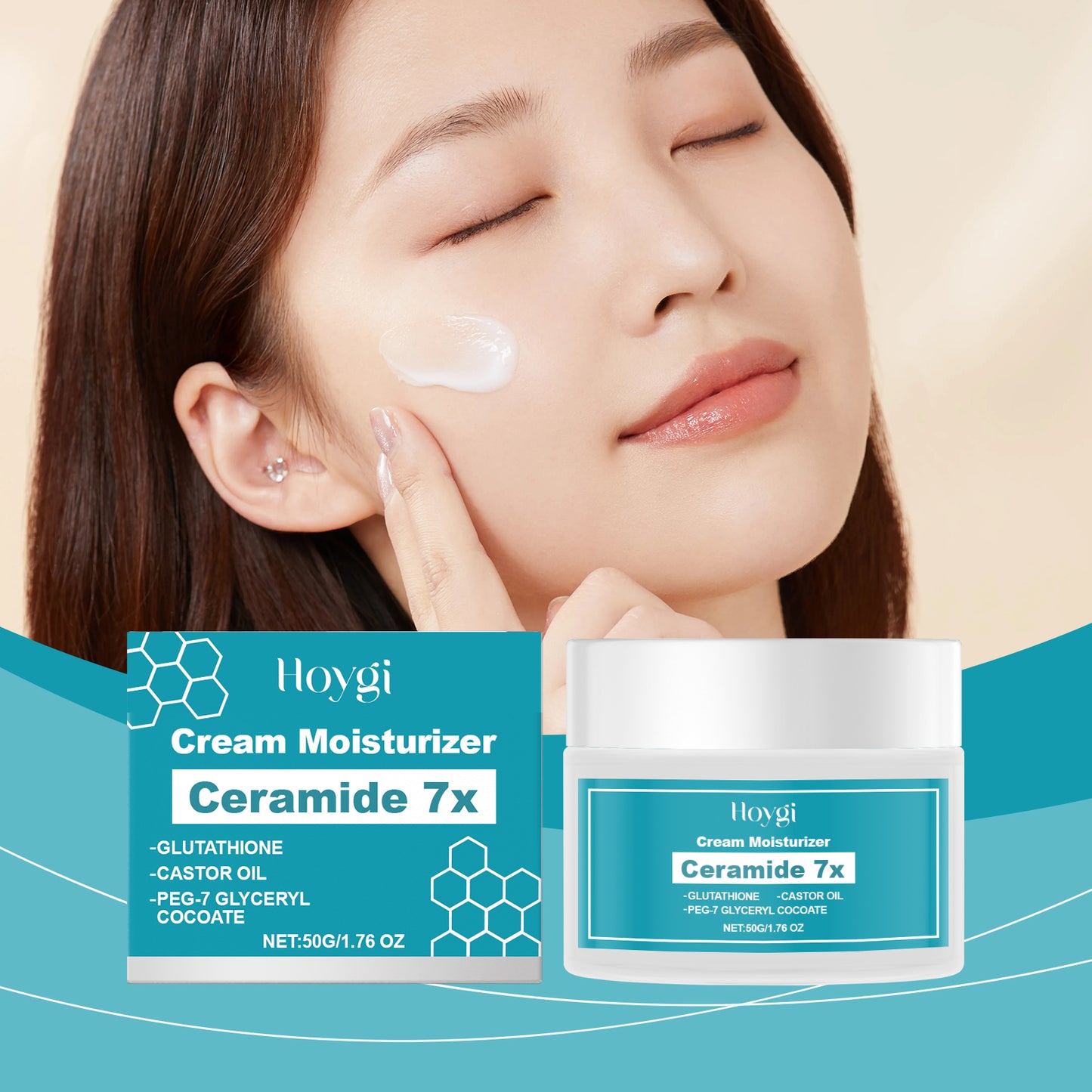 Hydrating Facial Moisturizer Cream - Anti-Aging & Skin Repair