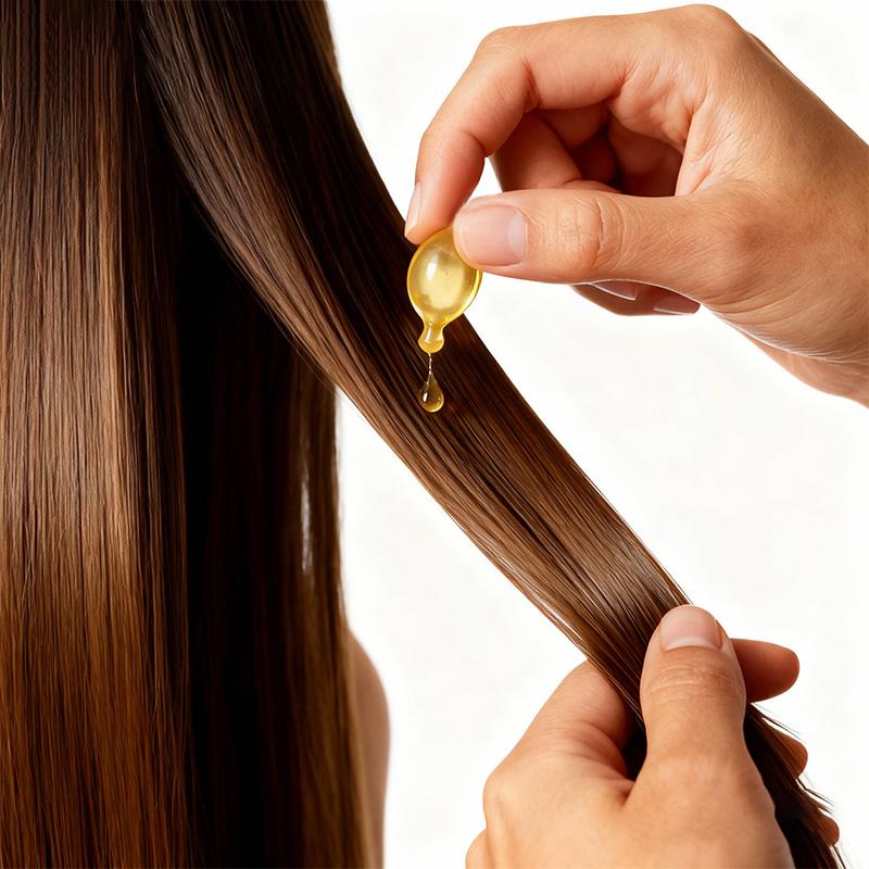 Portable Hair Oil Capsules - Travel-Friendly Nourishing Hair Treatment
