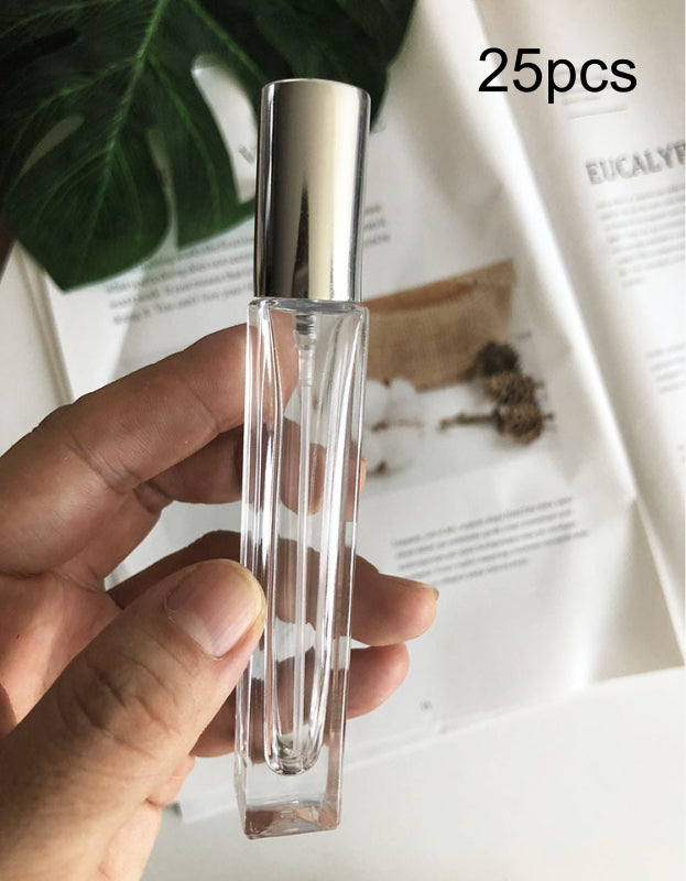 Portable Glass Perfume Spray Bottle 10ml Refillable Travel Container