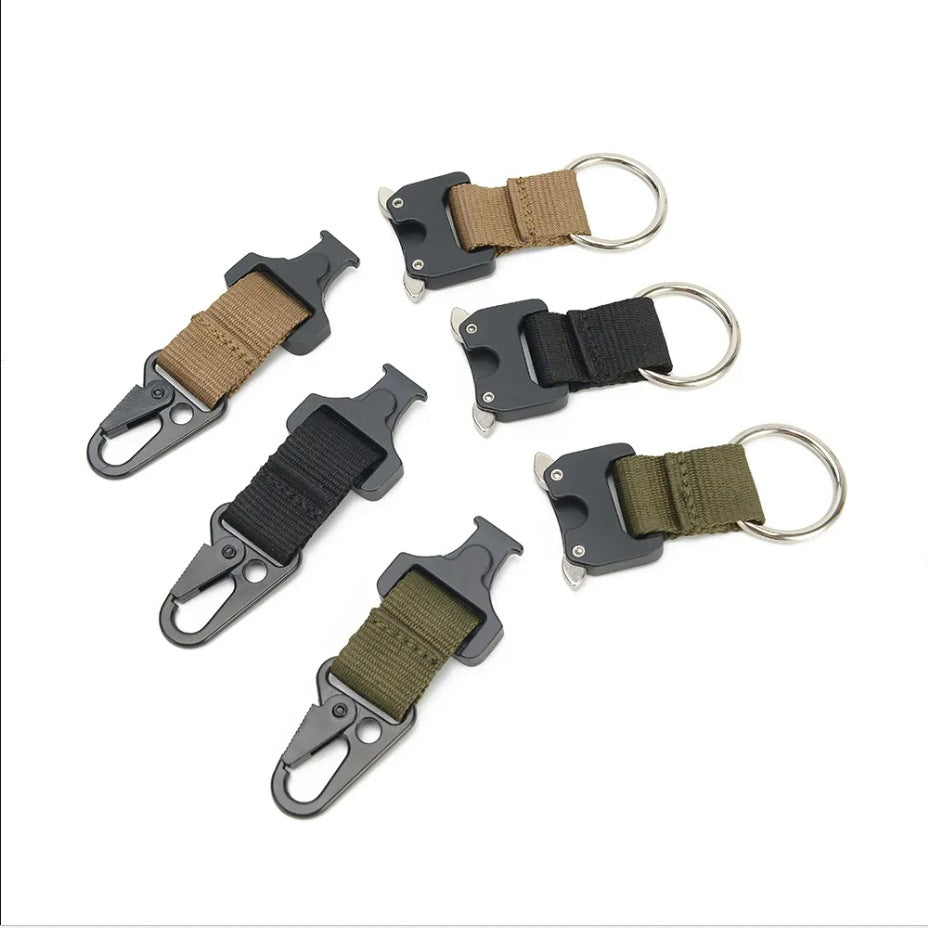 Outdoor Camping Webbing Buckle Nylon Strap with Quick Release - 20kg Load