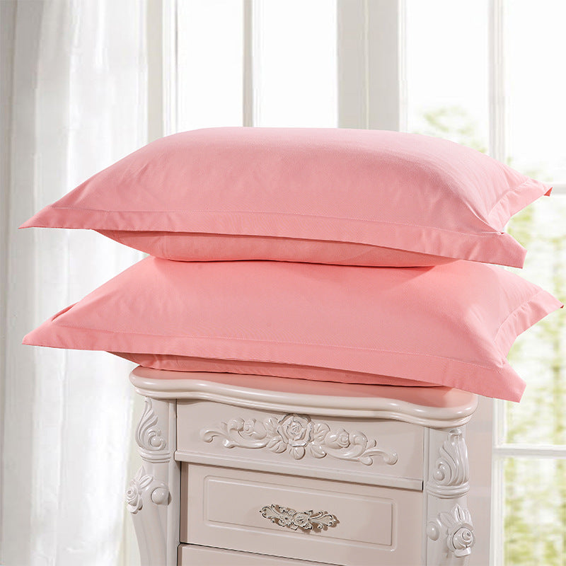 Upgraded Single Pillowcase - 48x74cm Home Textile Set of 2 for Bedroom Decor