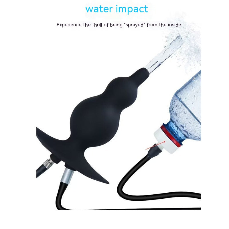 Silicone Inflatable Anal Butt Plug for Men and Women - Adult Wellness Sex Toy