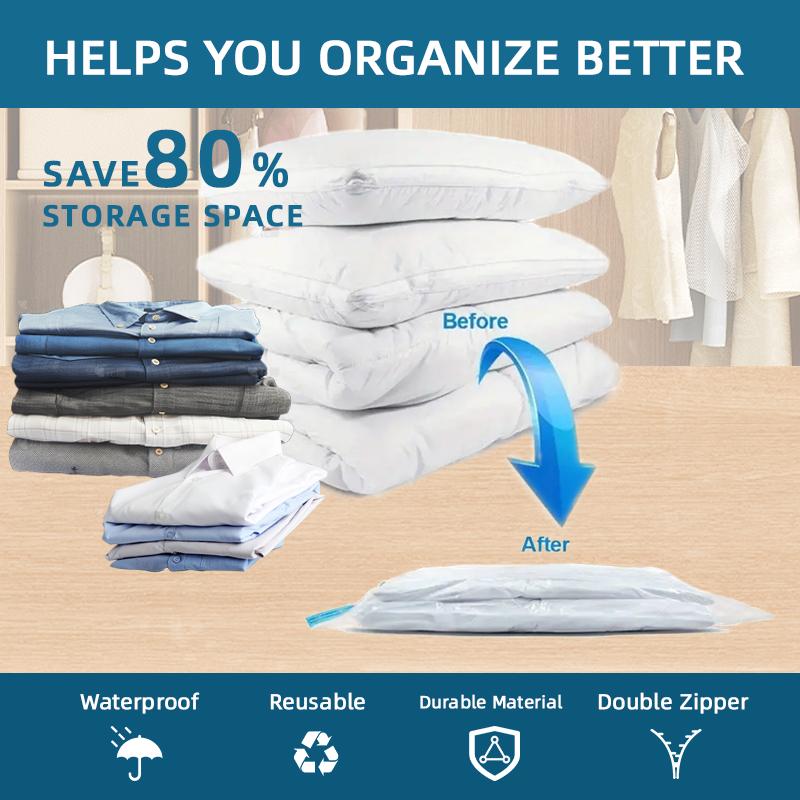 Eco-Friendly Clothes And Bedding Space-Saving Compression Bags, 4