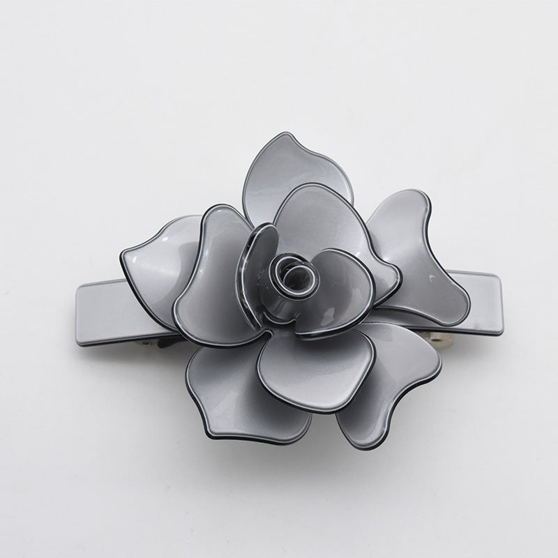 Women's Summer Cute Camellia Hair Barrettes for Hair Accessories