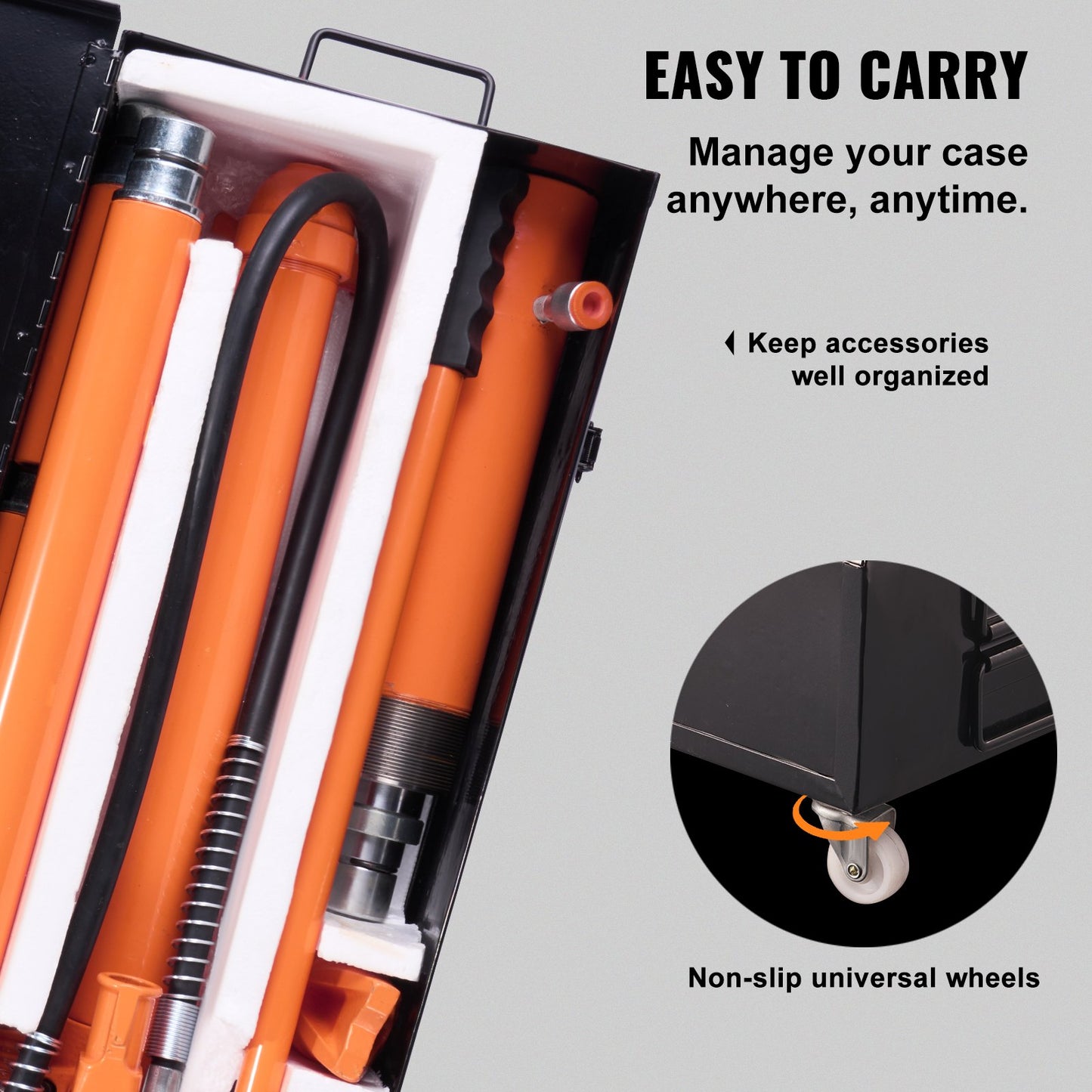 20 Ton Hydraulic Porta Power Kit with Oil Hose for Car Repair and Heavy Equipment