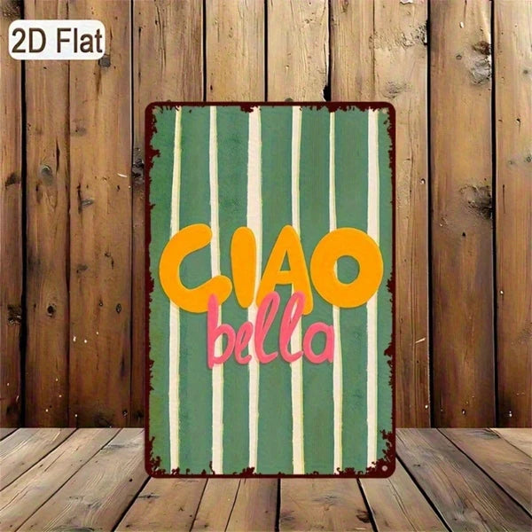 Metal Tin Sign Wall Decoration - 20 cm x 20 cm