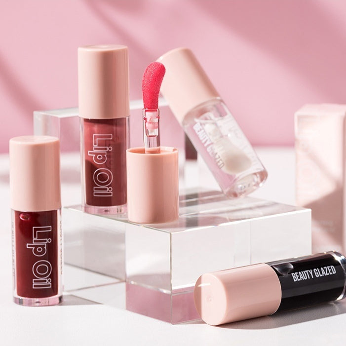 Black Lip Oil Moisturizer for Lip Care, Hydrating Gloss - Multiple Styles