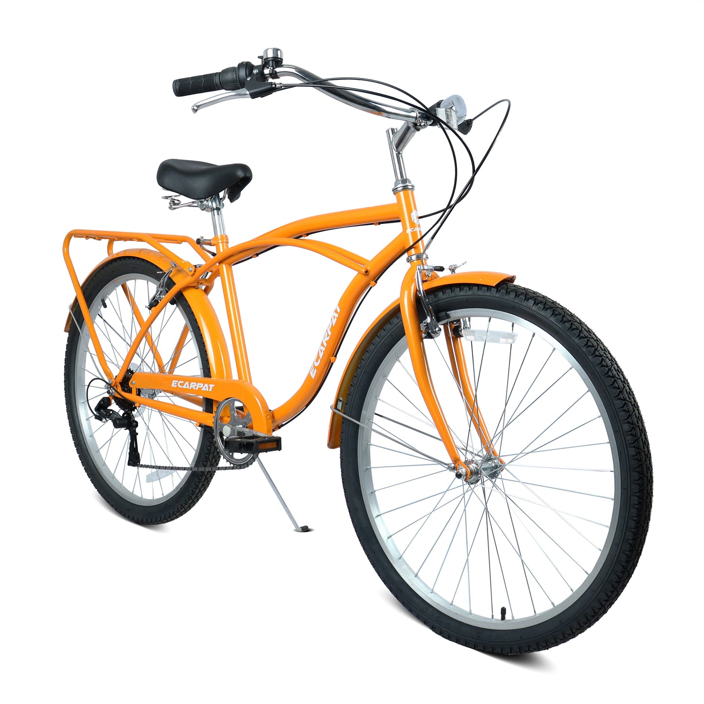 26-Inch 7-Speed Beach Cruiser Bike for Men & Women - Multiple Colors