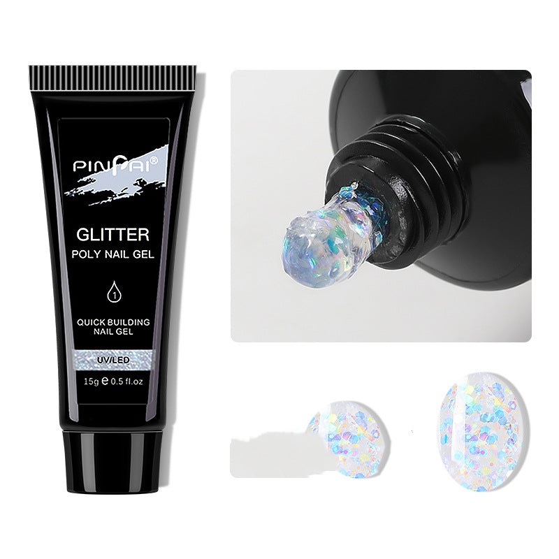 Nail Extension Glue with Sequin Gel - 15g