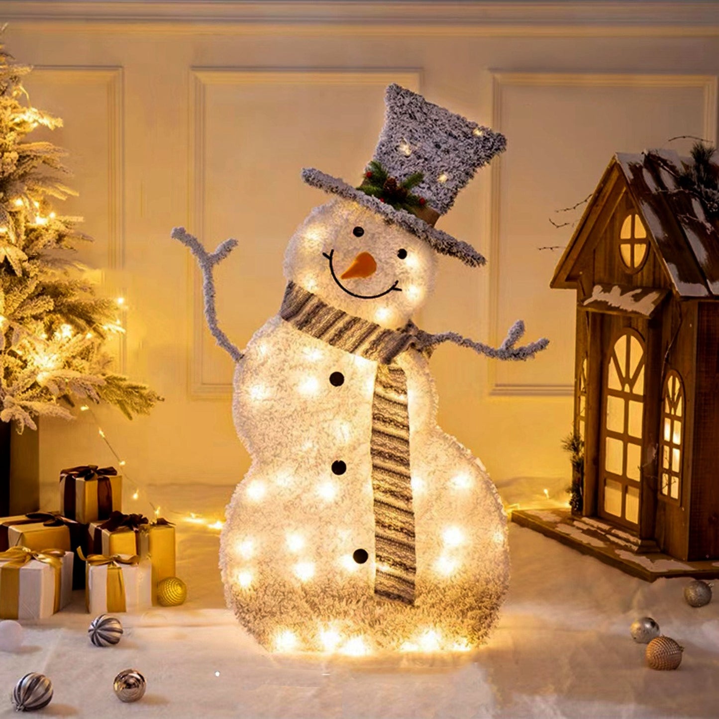 LED Christmas Snowman Decoration Light - Indoor & Outdoor