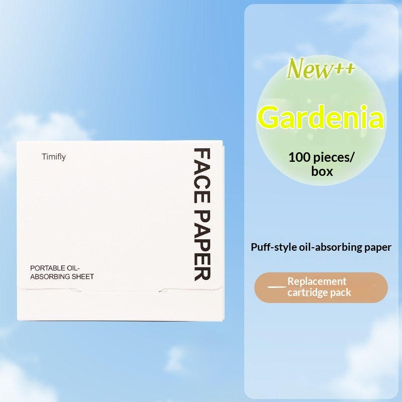 Facial Oil-Absorbing Sheets for Women & Students - Refill Pack, 100 Sheets