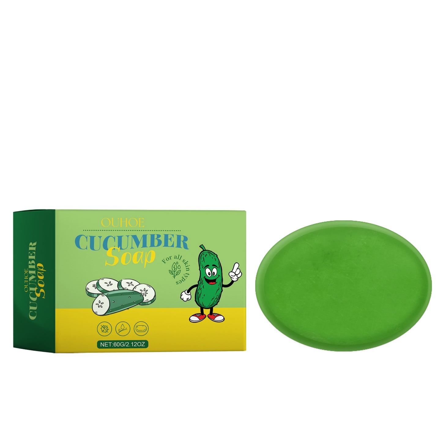 Cucumber Cleansing Soap - Oil Control & Deep Pore Face Wash