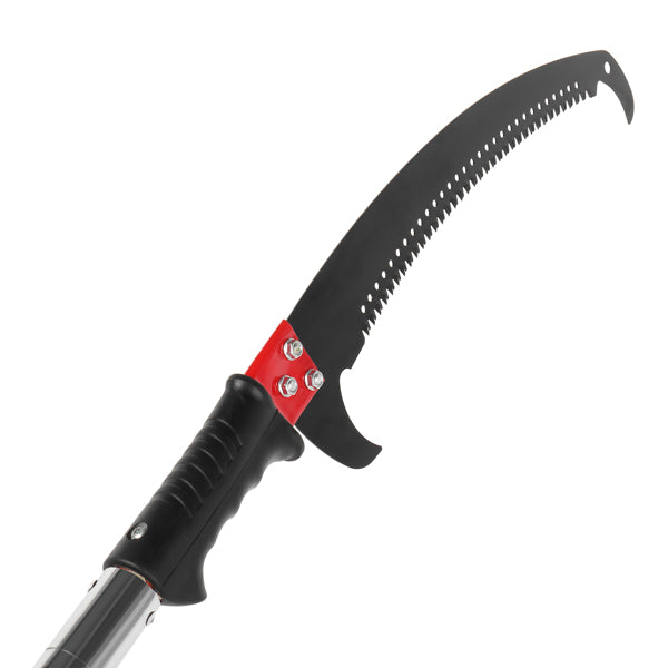 26ft Manual Pole Saw Tree Trimmer Kit with Portable Bag & Spiral Splicing