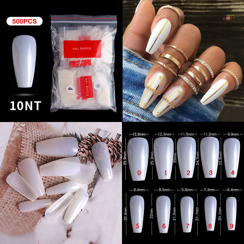French Pointed Non-Marking Ballet Nail Art Tools - Transparent
