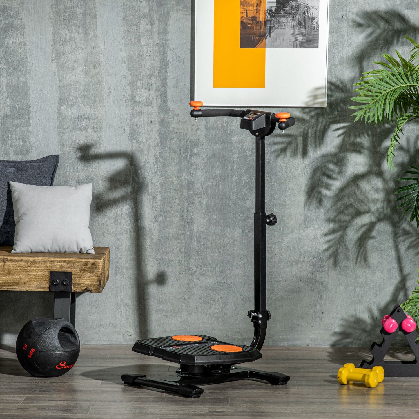 Foldable Ab Twister Board with LCD Display - Waist Trimming Equipment