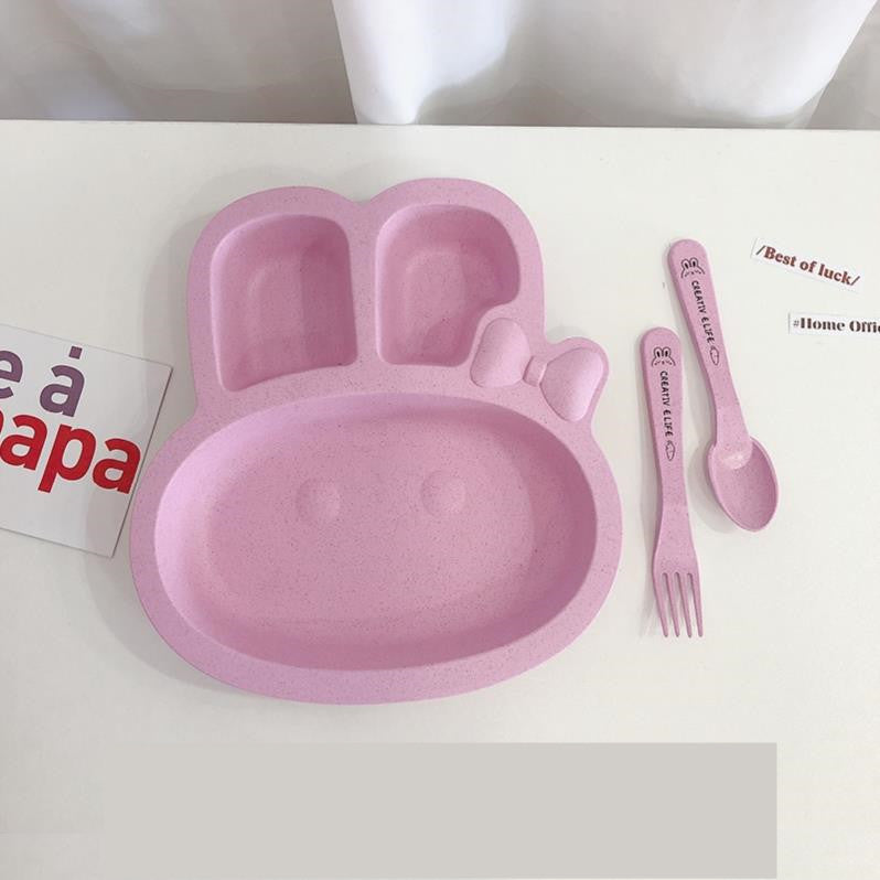 Children's Silicone Food Bowl Set with Multiple Characters and Colors
