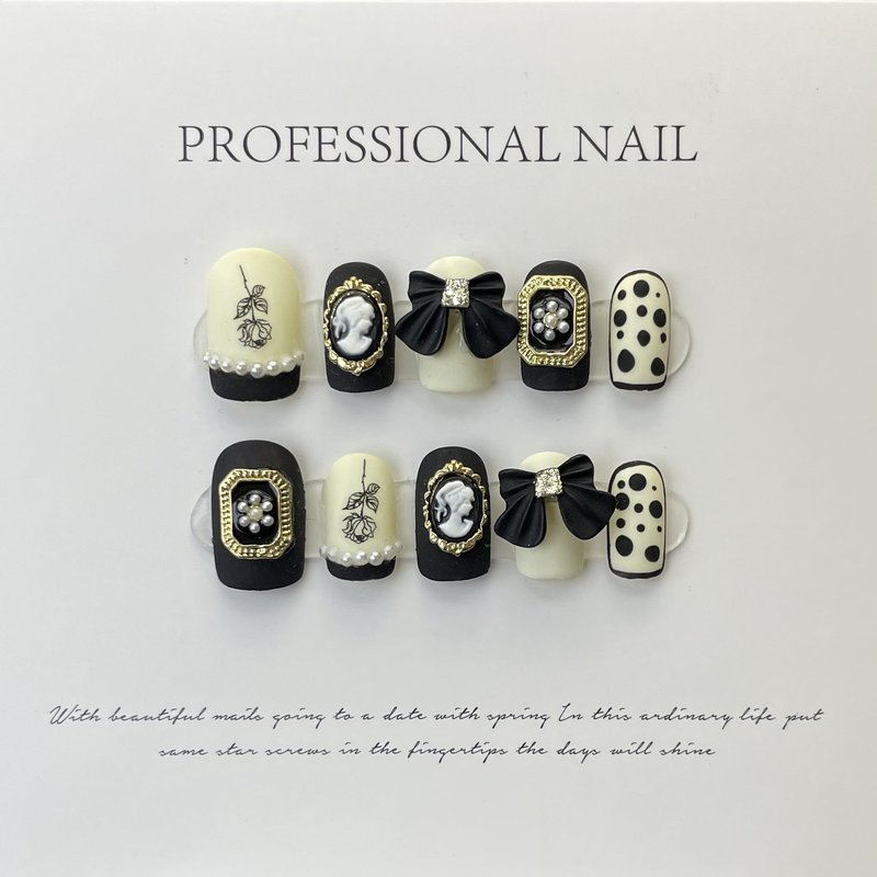 Handmade Nail Art Kit with Glue, File & Tools