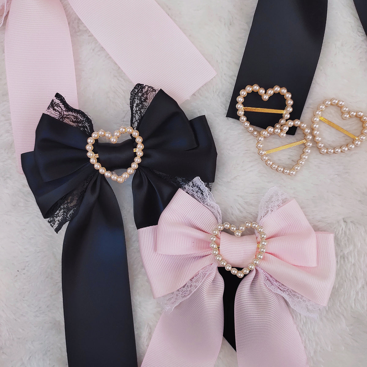 Lace Rhinestone Hairpin Clip - Side Hair Clip