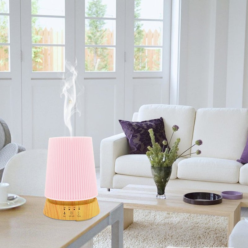 Colorful Aromatherapy Table Lamp with Diffuser for Home & Office
