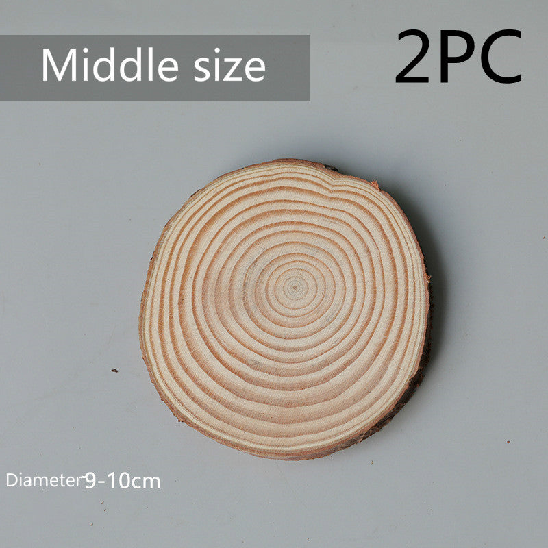 Pine Wood Log Cutting Table Base - Small, Medium, Large Variants